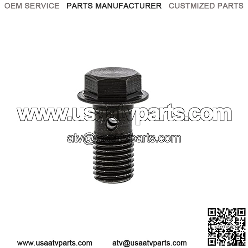 Polaris Ranger Banjo Bolt, 10 mm x 1.25-6G, Genuine OEM Part 1910958, Qty 1 - Image 2