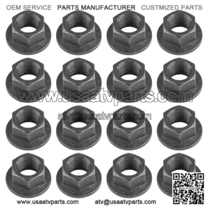 16x Front Wheel Hub Nut for Yamaha Raptor 700 700R YFM700R 2006 2007 2008-2013  (For: Yamaha Raptor 700)