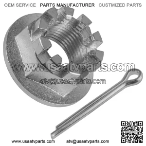 Rear Axle Castle Nut & Pin for Honda TRX450R 2005-2009