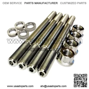 YFZ450R YFZ 450R Head Studs Stud Kit Titanium After Market Stronger Upgrade