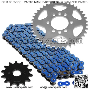 Blue Drive Chain And Sprockets Kit for Suzuki LTZ400 Quadsport Z400 2003-2008