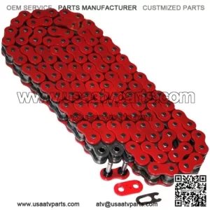 O-Ring Drive Chain for Honda TRX450R 2004 2005 2006 2007 2008 Red (For: Honda)