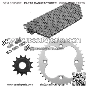O-Ring Drive Chain & Sprockets Kit for Honda TRX450R TRX450ER 2006-2014 (For: Honda)