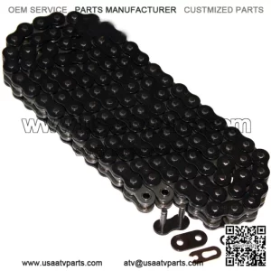 O-Ring Drive Chain for Yamaha Raptor 700 YFM700R Se 2006-2013 Black (For: Yamaha Raptor 700)