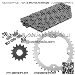 O-Ring Drive Chain & Sprockets Kit for Yamaha Raptor 700 YFM700R 2006-2016 (For: Yamaha Raptor 700)