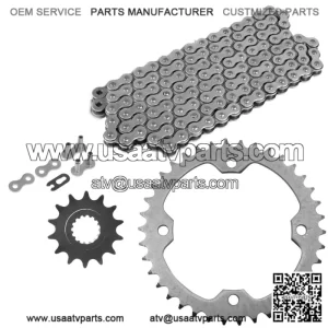 Drive Chain & Sprockets For Yamaha Raptor 700 YFM700 2013-2023 YFZ450  2004-2013 (For: Yamaha Raptor 700)
