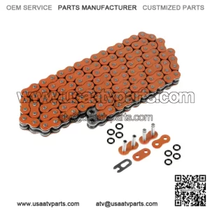 O-Ring Orange Drive Chain for Yamaha Blaster 200 YFS200 1988-1996 (For: Yamaha YFS200)