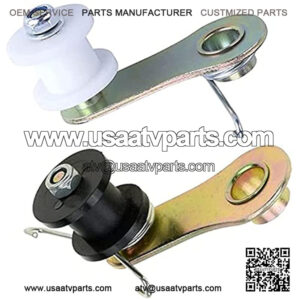 2pcs Chain Roller Tensioners Heavy Duty Chain Tensioner Adjustable Roller Chain Tensioners with Spring Compatible with W/Spring 110 cc 125 cc 140 cc for Motorcycle Mini Bike ATV Motorcycle