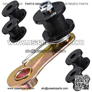 Chain Tensioner,Heavy Duty Chain Roller Tensioner with Spring and 4 Rollers Compatible with 110cc 125cc 140cc Dirt Pit Mini Bike, ATV and Motorcycle (4 Replacement Wheels)