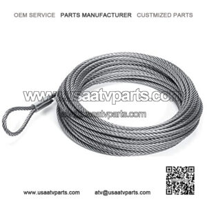 HEAVY DUTY WINCH CABLE 25FT-3500 # RATING, Genuine Polaris OEM ATV / Snowmobile Part, [gp]