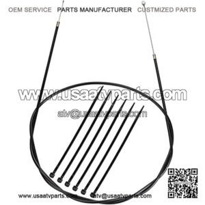 60" UNIVERSAL THROTTLE CABLE Compatible with Go Kart Cart Go-Cart Minibike Mini Bike ATV Cycle