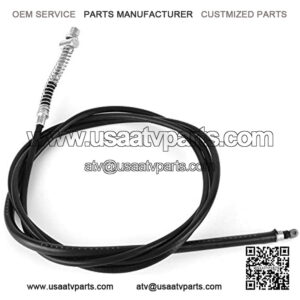 75.6" Rear Brake Cable, Universal Rear Drum Brake Cable Fit for GY6 Chinese Scooter Mopeds 50cc 125cc 150cc 250cc Mini Bike ATV Scooter Dirt Bike