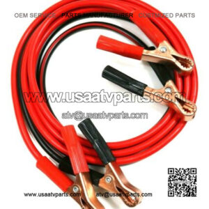 EMGO Deluxe Mini Battery Jumper Cable 6" for Rhino Ranger RZR UTV ATV Motorcycle