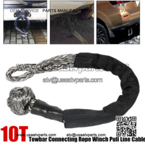 10T Universal ATV UTV Off-Road Trailer Rescue Towing Rope Winch Pull Line Cable