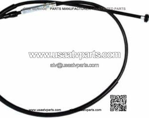 1985-1986 LT250EF ATV and UTV Motion Pro Black Vinyl Throttle Cable