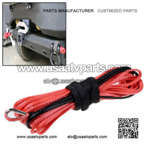1PC 1/4'' x 50' Winch Rope Cable Line for ATV UTV Off-road Universal