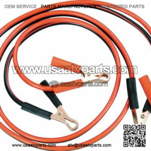 Emgo ATV UTV Battery Jumper Cable Set 6' Motorcycle Ranger RZR Rhino Snowmobile