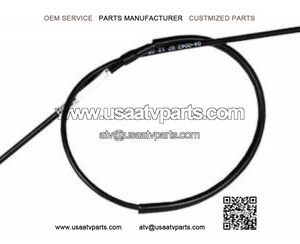 1983-1986 LT125 ATV and UTV Motion Pro Black Vinyl Throttle Cable