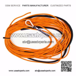 50' x 3/16" AmSteel Blue Mainline UTV ATV Winch Rope Line Cable ORANGE