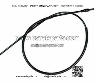 1989-1992 LT160E ATV and UTV Motion Pro Black Vinyl Choke Cable