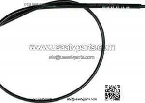 1987-1988 185 Bayou [SRA] ATV and UTV Black Choke Cable