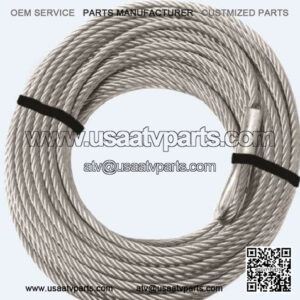 3/16" x 45.9' Winch Cable for Standard Size Winch 1500/2000/250/3500 ATV-CBL-3K