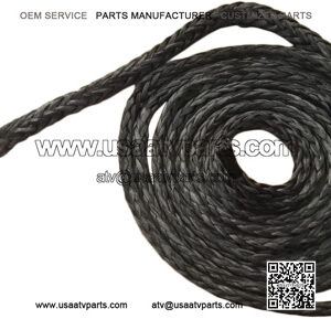 1/4" 10ft ATV Snow Plow Lift Rope,Synthetic Winch Rope,Boat Winch Cable,Sno