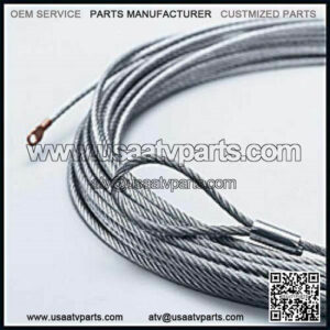 WAR60076 Warn 60076 ATV Cable - Steel - 3/16" x 50'