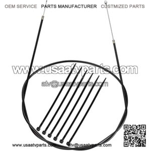60" THROTTLE CABLE Compatible with Go Kart Cart Go-Cart Minibike Mini Bike ATV Cycle