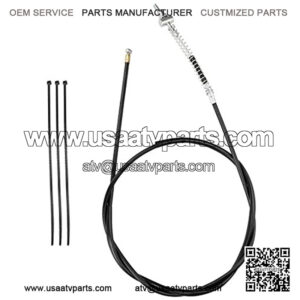 172cm 67 inch Rear Drum Brake Cable Line for 196cc 6.5 Hp Baja Heat Warrior Hensim Massimo MB165 MB200 Trail CT200U CT200U-EX BT200X Yerf-Dog Mini Bike Motorsports ATV Scooter Dirt Bike