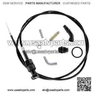 Choke Cable & Carburetor Plunger Valve For Honda Foreman 450 TRX450 FE FM ES S