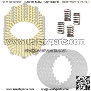 Clutch Friction Steel Plates Kit for Honda TRX350FM Rancher 350 4x4 S 2000-2006