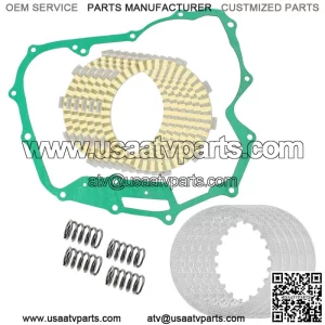 Clutch Friction Steel Plates Kit for Honda TRX450S Foreman 450 4x4 S 1998 - 2001