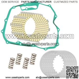Clutch Friction Steel Plates Kit for Honda TRX500FE Foreman 500 4x4 ES 2005-2011