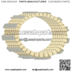 Clutch Friction Plates for Kawasaki Mojave 250 KSF250A KFX250 1989-2004
