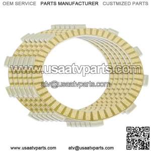 Clutch Friction Plates for Honda TRX350 TRX350D Fourtrax 350 4X4 1986-1989