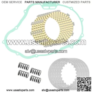 Clutch Friction Steel Plates Kit for Honda TRX350D FourTrax Foreman 350 1987-89