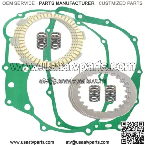 Clutch Friction Plates And Gasket Kit for Honda ATC200E ATC200Es 1982 1983 1984