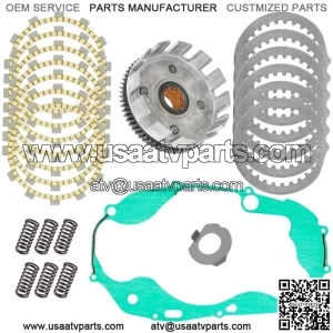 Clutch Basket w/ Main Gear and Plates Kit for Yamaha Banshee 350 YFZ350 1987-06