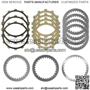 Clutch Friction Plates and Steel Plates Kit for Yamaha R7 YZFR7 YZF-R7 2022-2023