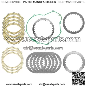 For Kawasaki Ninja 650 EX650 / Z650RS ER650 ABS Clutch Plates Kit 2017 - 2023