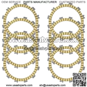 Clutch Friction Plates for Yamaha B7B-16321-00-00 B7B-16321-00 B7B1632100 Qty 8