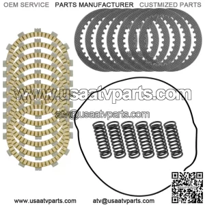 Clutch Friction Steel Plates Springs O-Ring Kit for Yamaha YZ450F FX 2018 - 2022