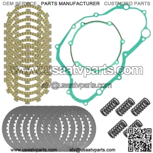 Clutch Friction Steel Plates Springs Gasket Kit for Yamaha WR250F 2002 - 2013
