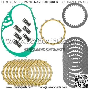 Clutch Friction Steel Plate Spring Gasket Kit for Suzuki VL1500 Intruder 2013-14