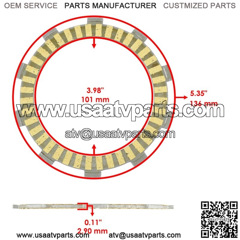Clutch Friction Steel Plates Springs Kit for Yamaha MT-03 MT03 2020 2021 - 2023 - Image 2
