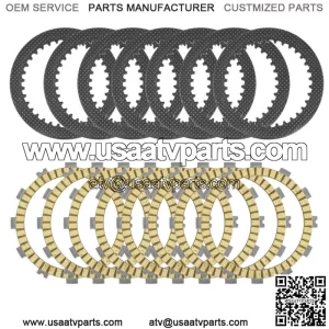 Clutch Friction and Steel Plates Kit for Kawasaki KX125 1994 - 2005