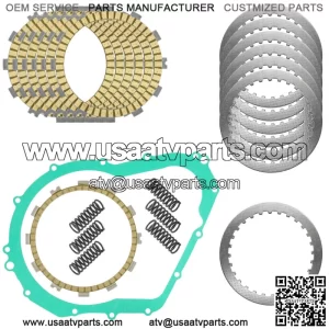 Clutch Friction Steel Plates Springs Gasket Kit for Suzuki GSX-R600 2006-2007