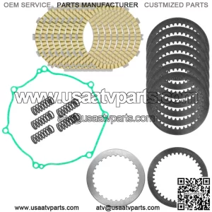 Clutch Friction Steel Plates Springs Gasket Kit for Kawasaki KX450F KX450 06-11