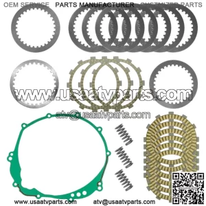 Clutch Friction w Steel Plates and Gasket Springs Kit for Yamaha FJR1300 2016-23